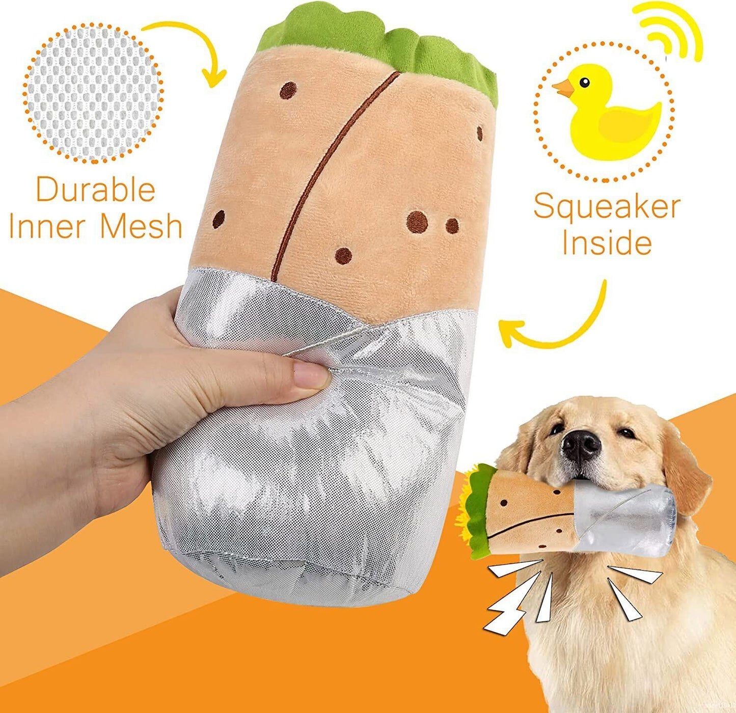 Chew Fiesta - Taco Themed Dog Chew Toys