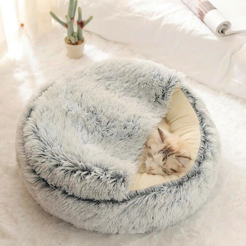 Plush Bed Pet with Pocket